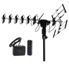 Five Star Outdoor Antenna HD TV 200 Miles Range with Motorized 360°