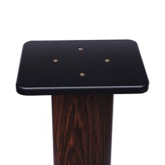 Bookshelf Speaker Stands Set Of 2 36 In (90 cm) Black Walnut Sand-Fillable