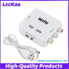 HDMI To RCA AV Adapter Converter Cable CVBS 3RCA 1080P Composite Video Audio