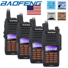 US BAOFENG 18W 8800MAH UV9R PLUS WALKIE TALKIE UHF VHF LONG RANGE WATERPROOF LOT