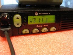 Motorola Radius CM300 Mobile Radio AAM50KQF9AA1AN With Accessories