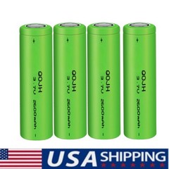 4 Pcs 2600mAh Batteries 3.7V Rechargeable Li-Ion Battery for Flashlight Torch