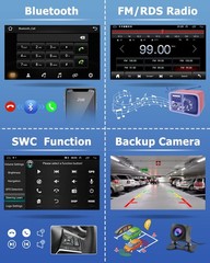 4128G Android 15 Car Stereo For Subaru Legacy 2003-2009 Hikity 9 In-Cell Touch