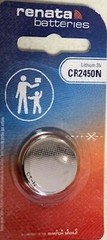 20 (2 Boxes of 10) CR2450N RENATA SWISS WATCH BATTERIES 3 Volt Lithium