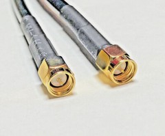 SMA Male to SMA Male RG223 Low Loss Coax Cable Pick Length Lot USA Fast Shipping