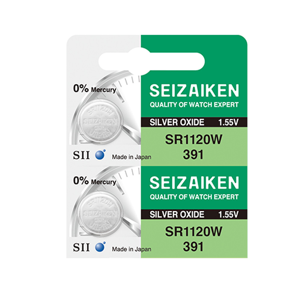 Seizaiken 391 SR1120W 1.55V 0%Hg Silver Oxide Watch Battery – Wholesale