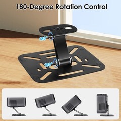 Projector Wall Ceiling Stand 1/4″ Screw Foldable Desktop Mount for Home Office