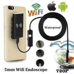For iPhone Android iOS PC 8MM WiFi Borescope Endoscope Snake Inspection Camera