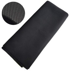Speaker Grill Cloth Stereo Mesh Fabric for Repair, 55″ x 40″, Black