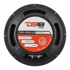 4 DS18 PRO-GM8.4B 8 Mid Range Bass Red Bullet Loud Speakers 2320W 4-Ohm Midrange
