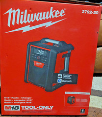 Awesome Milwaukee 2792-20 M18 Bluetooth Jobsite Radio -AND- Builtin Batt Charger