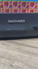🔥 Vtg 1996 Magnavox 25” Retro Gaming Crt Tv Rear Av Inputs Television W/remote