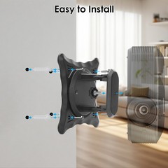 Projector Mount Stand Tabletop 360° Swivel Adjustable Holder with 1/4″ Screw