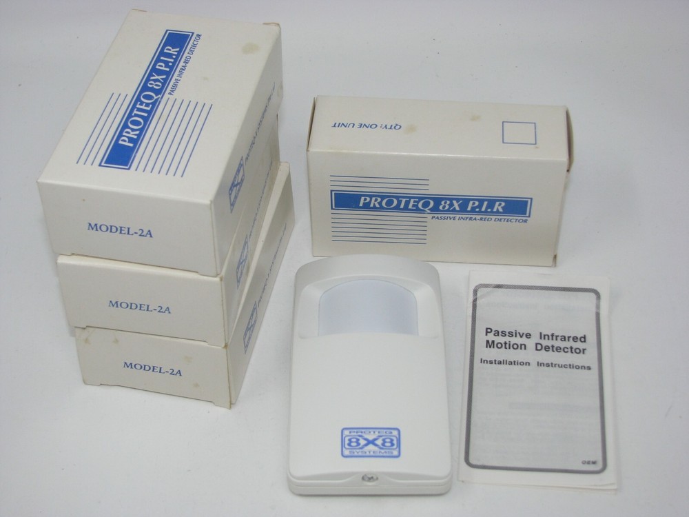 Proteq P.I.R 8X Model 2A Passive Infrared Detector (Lot of 4) infra-red