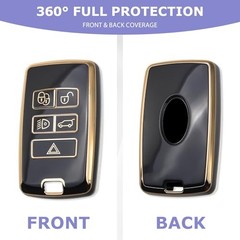 2PCS Key Fob Cover Fits 2018 2019 2020 2021 2022 2023 2024 2025 Land Rover