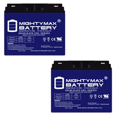 Mighty Max 12V 22AH GEL Replacement Battery for Leoch LPX12-20 – 2 Pack