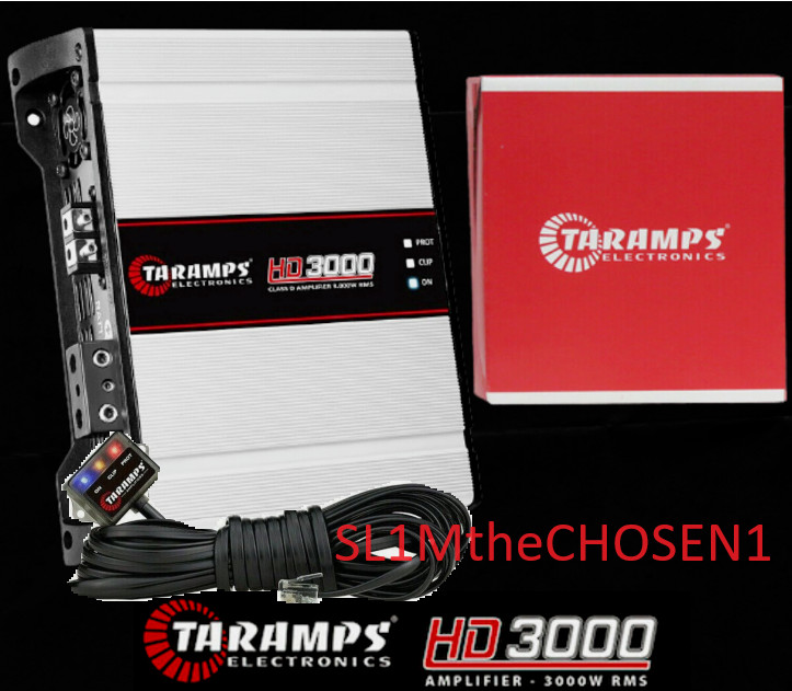 🔥TARAMP HD3000 1 Ohm Amplifier 3000W RMS Full Range Compact Car Amp 🇺🇸 SELLER
