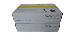 LOT OF 2 Startech ST122HD4KU 2 Port Video Splitter – Free Shipping