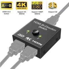 HDMI 2.0 HDTV Switch Switcher Splitter Bi-Direction Hub HDCP 2×1 1×2 In Out 4K