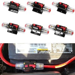 Breaker Inline 20-300A Circuit Stereo AMP Fuse For Car Audio RV Marine Reset