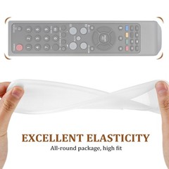 6Pcs Universal Transparent Silicone Remote Control Covers for Household Use