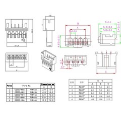JST PH 2.0 Connector kit 2/3/4/5 Pin 2.0mm Pitch Female Male Housing Adapter …
