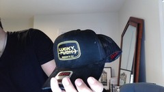 Lucky F**K ‘Freedom to Fly’ Otto Black Mesh Trucker Snapback Hat