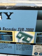 30GB Sony SVR-2000 TiVo 30 Hours Unused Cords Remote Manual Old Stock As-Is