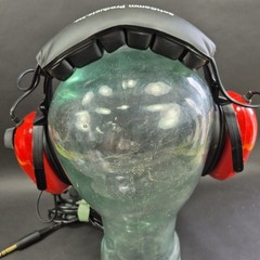 SoftComm Aviation Electronics Headset Child Size Red Volume Adjustment Tested