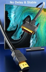 Lot 100 X 0.5M HDMI to DVI-D (24+1) Male PC Cables DVI to HDMI Dual Link Cables