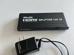 XTREME HDMI Splitter 1 in 4 Out 4-Way 4Kx2K 3D HDMI Output