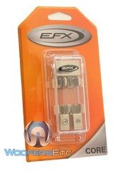 pkg SCOSCHE EFX BLOCKA2 4 AWG IN 2 8 AWG OUT FUSE AGU HOLDER BOX BLOCK + 5 FUSES