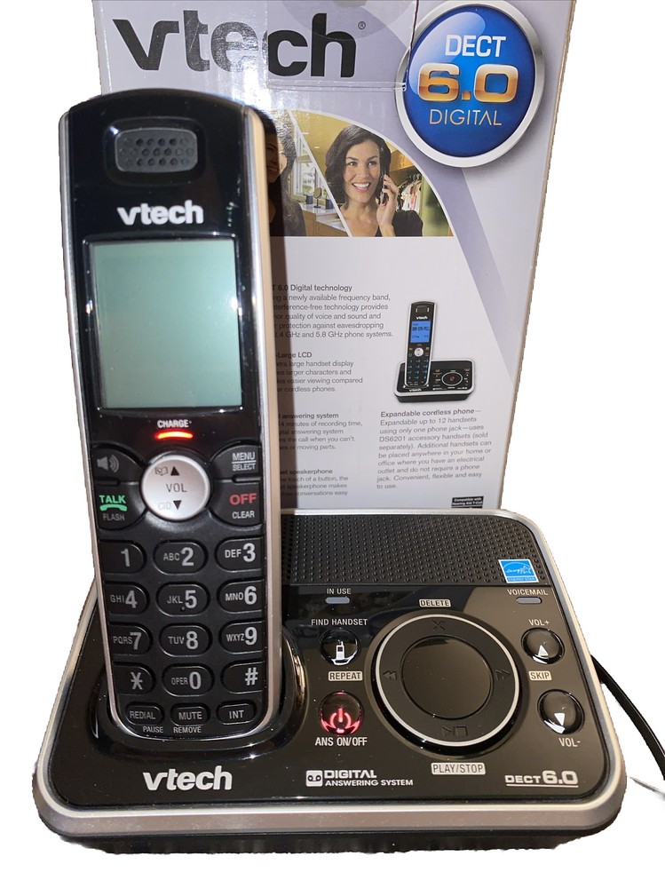 Vtech Dect DS6221 6.0 Cordless Phone With Built In Answering Machine