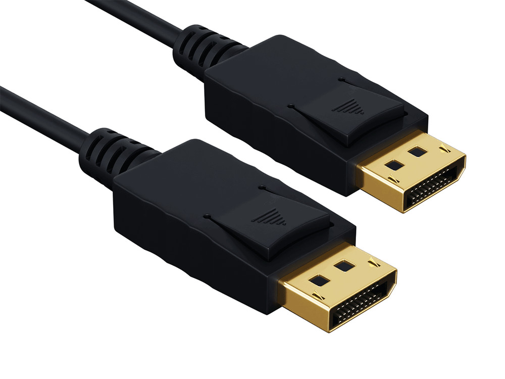 15ft Gold Plated Premium DisplayPort to DisplayPort Male to Male Cable with L…