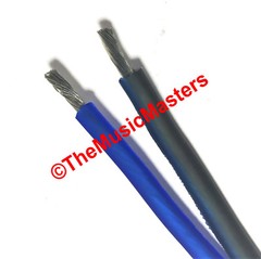 10 Gauge 30′ ft SPEAKER WIRE Blue Black Premium HQ Car Audio Home Stereo Cable