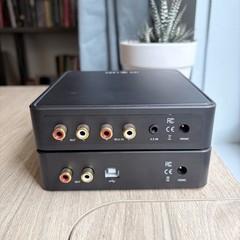 JDS Labs Atom DAC & Amp Stack with RCA cables and power supplies