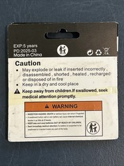 LOT of 24 LITHIUM 3V BATTERIES CR1616 NEW in PACKAGE EXPIRATION DATE 3/2030