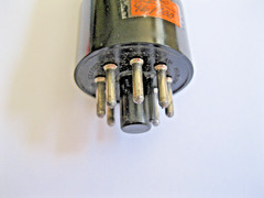 RCA JAN-CRC- 6SN7GT/VT-231 SMOKE GLASS VACUUM TUBE (1944) TV-7 TESTED NEW.