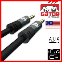 AUX Audio Cable 3.5mm Male to Male For Phone iPhone Samsung Android LG BLACK 6FT