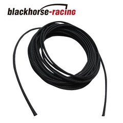 100 FT 1/8″ Expandable Wire Cable Sleeving Sheathing Braided Loom Tubing Black