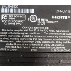 TiVo Mini VOX 4K UHD (TCDA95000) Lifetime Service Voice Remote Black with Power