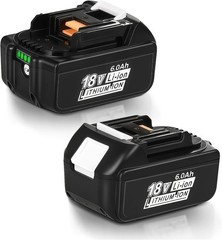 2 Pack 6.0Ah 18V For Makita LXT Lithium-Ion BL1840 BL1850 BL1860B Tool Battery