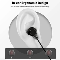 HIFI Bass Stereo Wired Earbuds Headset In-Ear Earphone Headphone MIC USB-C