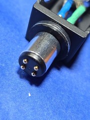 Genuine ATVM95C Cartridge/Black Technics Style Headshell/SILVER LITZ WIRES