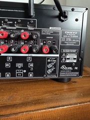 Onkyo TX-NR676 AV Receiver Bundle Remote Tested/Works 4K Dolby Wi-Fi Bluetooth