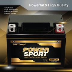 ExpertPower Motorcycle Battery – 12V 20Ah 18AH 12AH 10Ah 9AH 7AH 5AH 4AH