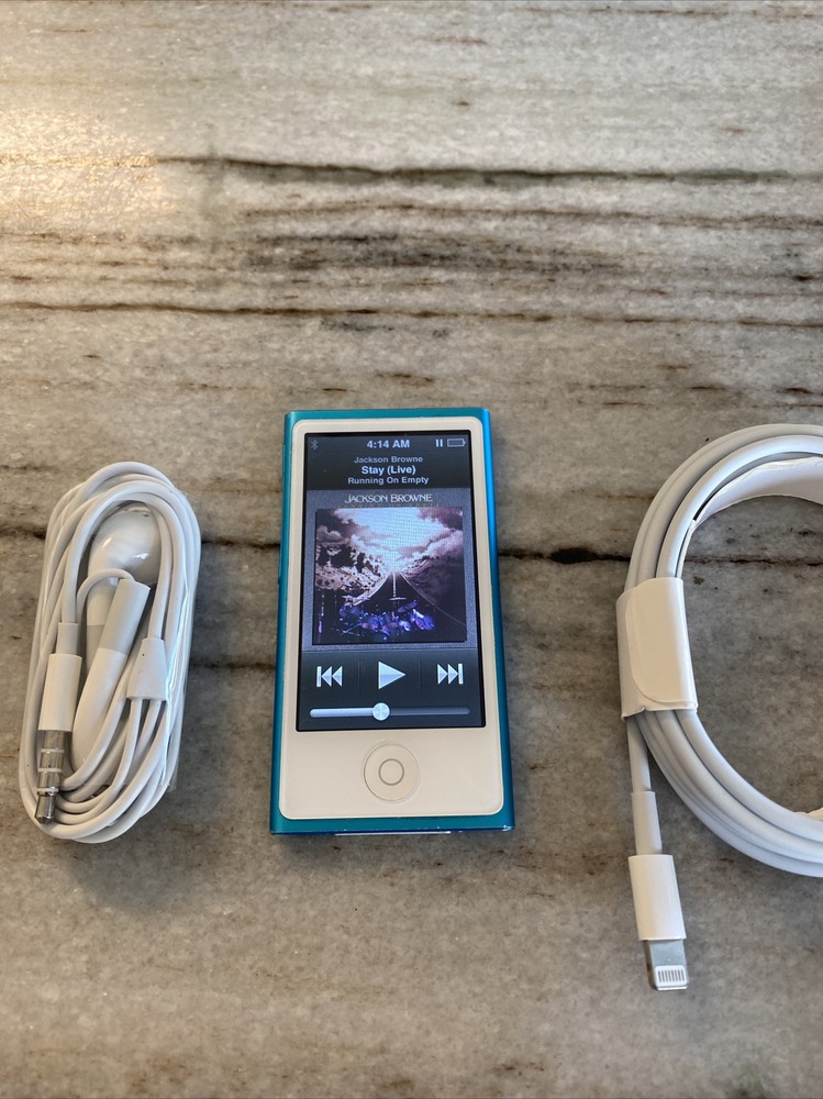 Apple iPod nano 7th Gen Blue (16 GB) NEW BATTERY