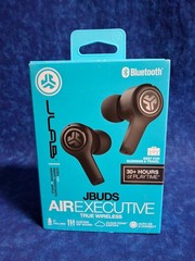 JLab JBuds Air Executive TRUE Wireless Bluetooth Earbuds W Charging Case – Black