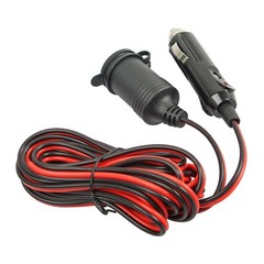 12V Car Cigarette Lighter Socket Extension Cord Cable 13ft Heavey Duty Adapter