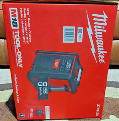 Awesome Milwaukee 2792-20 M18 Bluetooth Jobsite Radio -AND- Builtin Batt Charger